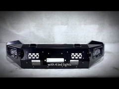para la barra de acero de Hilux Bull para el guardabosques Front Bumper para Dmax Front Bar con dos luces llevadas