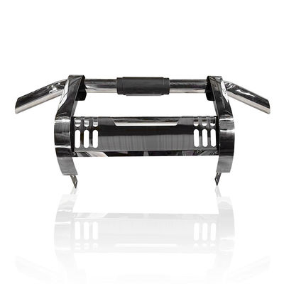 Nuevo Easy Car Frente del parachoques delantero de acero inoxidable Bull Bar con luces LED para toyota Hilux Vigo Revo Rocco Nissan NP300 Navara Isuzu Mitsubishi Volkswagen Ford F150 Raptor Ranger