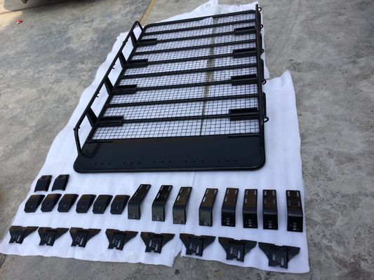 Plataforma de bastidor de techo de automóviles Toyota 100% probado bastidor de techo de aleación de aluminio para actividades de campamento