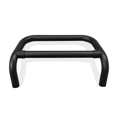 Luz LED de haz de luz de acero inoxidable Protector de ciervos de parachoques con blancos luz negra capa de polvo acabado de acero