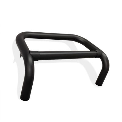 Luz LED de haz de luz de acero inoxidable Protector de ciervos de parachoques con blancos luz negra capa de polvo acabado de acero