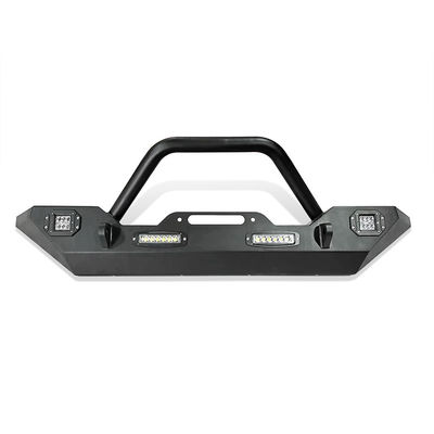 LED Truck Bull Bar Black Powder Coat Finish 12V Montaje de acero con luz integrada