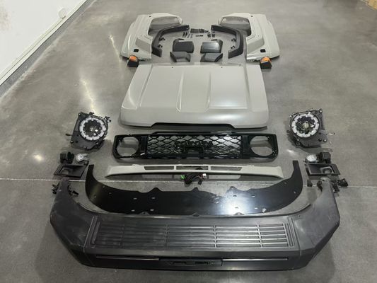 Toyota Car Front Grill para LC 76 2008-2023 cambiado a 2024 alrededor