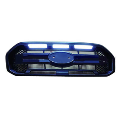 Grill delantero de automóvil personalizado Material de plástico ABS Color negro