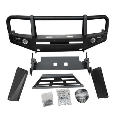 Accesorios para automóviles de acero negro 4x4 todoterreno Parachoques delantero Bull Bar para Toyota Hiace
