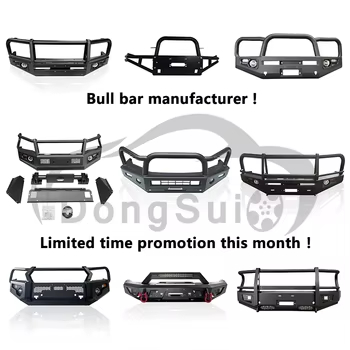 Parachoques delantero de barra de toro de fábrica original Dongsui para camioneta sólida, protectores de ciervos para Toyota Hilux Vigo Revo Rocco Nissan NP300 Navara Isuzu Mitsubishi Volkswagen Ford F150 Raptor Ranger