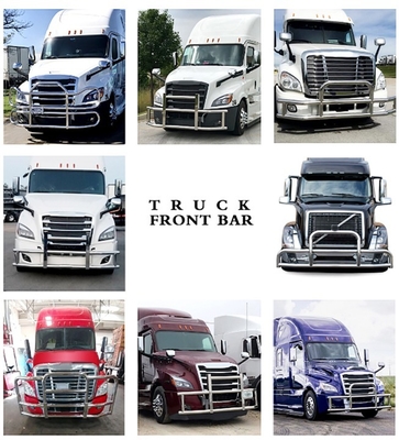 Parachoques de camión de alta calidad estilo clásico norteamericano resistente de la fábrica Dongsui, protectores de ciervos para Freightliner Cascadia, Volvo, International Prostar, Kenworth, Peterbilt, Mack Pinnacle