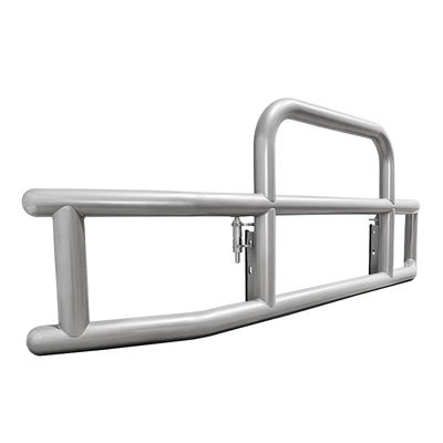 Parachoques delantero de acero plateado esmerilado para camión pesado, para Cascadia, For Volvo, Peterbilt