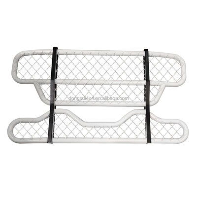 304 acero inoxidable Tubo redondo de dos capas delantero de protección para ciervos con dimensiones personalizables para camiones grandes