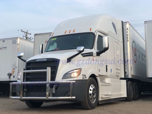 Color plata del guardia de 304 del acero inoxidable ciervos del camión para Freightliner Cascadia