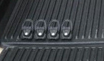 Tamaño doble del equipaje de la cabina de los accesorios 4X4 de plataforma del camión de la cubierta al por mayor del trazador de líneas para Hilux Revo