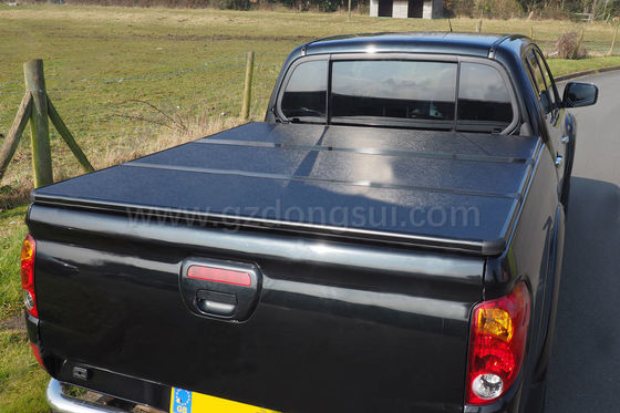 Cubierta de plataforma del camión del doblez de Wholesale Aluminum Tri del fabricante del OEM instalación fácil de 10 minutos para Hilux Revo