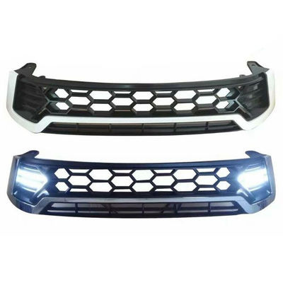 Parrilla delantera blanco y negro del frente del coche para Toyota Hilux Revo 2015 - 2017
