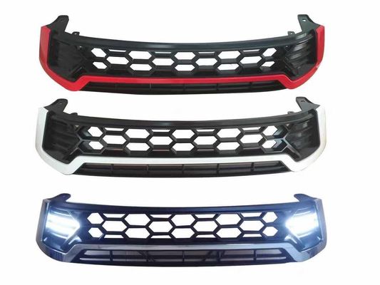 Parrilla delantera blanco y negro del frente del coche para Toyota Hilux Revo 2015 - 2017
