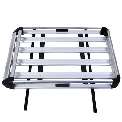 Portaequipajes de aluminio para techo de coche, tamaño universal