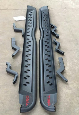 Pinte los pasos laterales plásticos del ABS de acero negro TRD para Hilux Revo 2015-2017