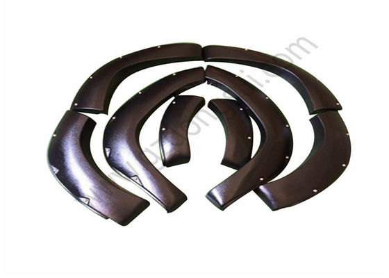Material plástico del aspecto del camión de la defensa del ABS negro de la llamarada para Toyota Fortuner