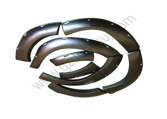 Material plástico del aspecto del camión de la defensa del ABS negro de la llamarada para Toyota Fortuner