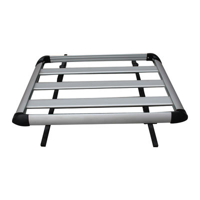 baca del portador de equipaje del coche del top del aluminio 4X4 color plata de la garantía de 1 año