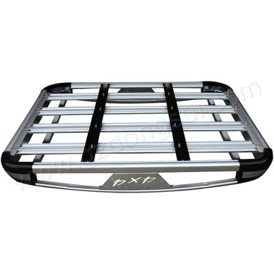 El estilo de plata de aluminio de la baca del coche de Dongsui cerca altamente durable con barandilla probada el 100%