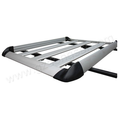 baca del portador de equipaje del coche del top del aluminio 4X4 color plata de la garantía de 1 año