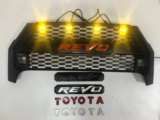 ABS Front Grill negro plástico de Wholesale del fabricante del OEM para Toyota Hilux Rocco Revo 2020 2021