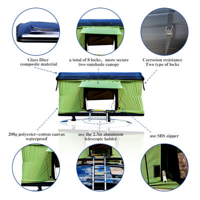 Auto de encargo Shell Car Roof Tent dura de Suv de la recogida de Logo Color 4x4 4wd