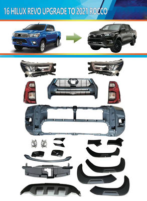 Equipo plástico del cuerpo de la cirugía estética del ABS de la luz del coche de Wholesale Nudge Bar del fabricante del OEM para Toyota Hilux Revo Rocco 2021