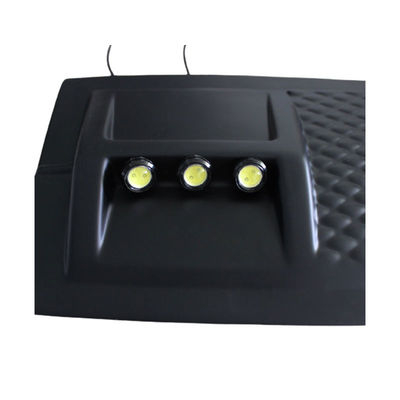 Ajuste 2015 del negro de Hilux Revo SR5 Front Roof Spoiler Cover LED