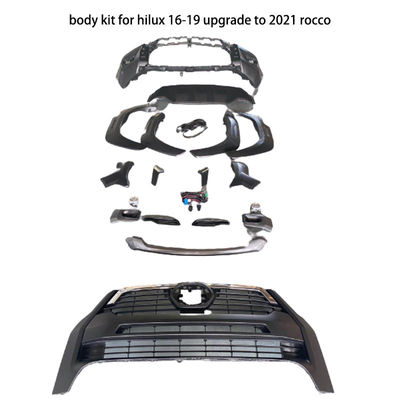 Tienda de fábrica del OEM para la carrocería 2021 de Toyota Hilux Rocco Kit Front Bumper Grill Facelift
