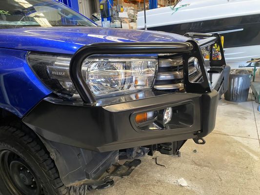 Acero Front Bull Bar For Toyota Hilux Revo Vigo Nissan Navara Np de Wholesale Powder Coated del fabricante del OEM 300 D40