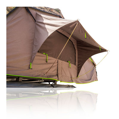 Coche que acampa de aluminio Shell Rooftop Roof Top Tent suave de la persona de la prenda impermeable 4x4 4 con el sitio del anexo