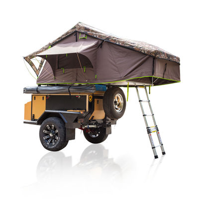Coche que acampa de aluminio Shell Rooftop Roof Top Tent suave de la persona de la prenda impermeable 4x4 4 con el sitio del anexo