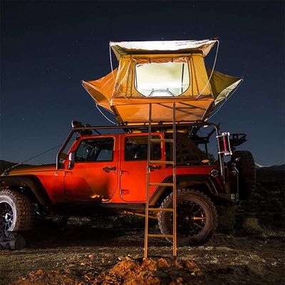 Tienda del top del tejado del coche que acampa retractable suave con el colchón de aluminio de la escalera