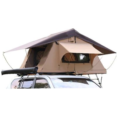 coche Shell Rooftop Roof Top Tent suave de Suv del viaje de aluminio impermeable de la tela que acampa 4x4 con el tragaluz