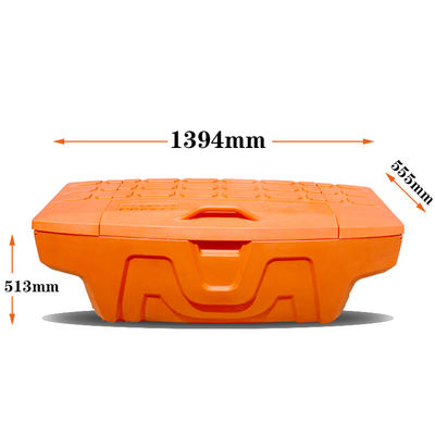 sola caja de herramientas plástica del almacenamiento de la cama de la camioneta pickup del suplemento de la plataforma del camión de puerta 4x4