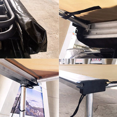 Tienda impermeable del tejado del coche de la prueba ULTRAVIOLETA tienda elegante del toldo del lado del coche de 4 estaciones