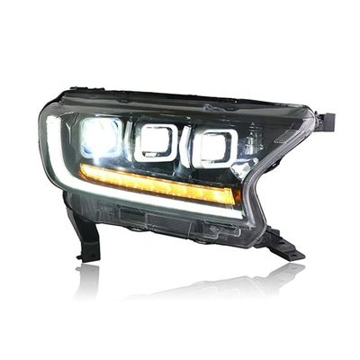 Volumen de Ford Ranger Headlight With Streamer 0.13CBM de la lente del LED 3