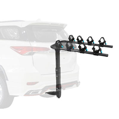 Portador posterior de acero del estante de Tow Hitch Mounted Car Bicycle para el vehículo del coche de Suv