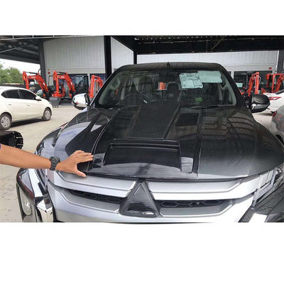 Coche 2020 del ABS de Mitsubishi Tritón Front Bumper Guard 4x4 Hood Bonnet Scoops Cover