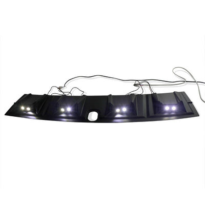 Luz del alerón del coche de Matte Black Top Cover Front para Mitsubishi Tritón L200 2019 2020 202