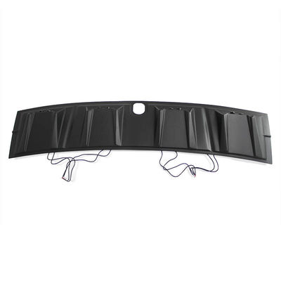 Luz del alerón del coche de Matte Black Top Cover Front para Mitsubishi Tritón L200 2019 2020 202
