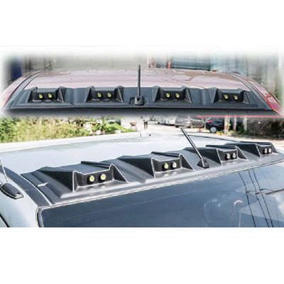 Luz del alerón del coche de Matte Black Top Cover Front para Mitsubishi Tritón L200 2019 2020 202