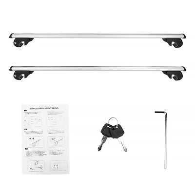 Barra cruzada del coche de la baca 4x4 del coche de Toyota del tejado del estante de aluminio ajustable del carril