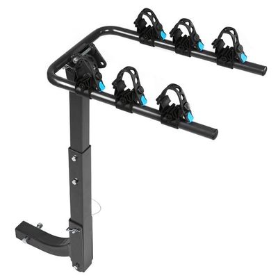 Estante exterior de acero de la bici del coche de estante del tirón del portador del estante de bicicleta del coche para SUV