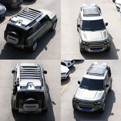 Tierra ligera Rover Defender 110 de la baca de la cesta del portador de equipaje del tejado del coche 2020