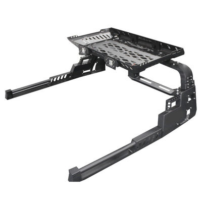 La barra antivuelco de acero inoxidable dos del deporte llevó las luces para Navara NP300 D40 D22