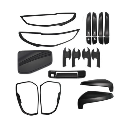 El sistema completo negro 4x4 de Chrome coge los accesorios de la cubierta del coche para Mazda BT50 2021