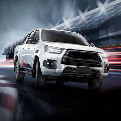 El deporte plástico 2022 de Front Grill For Toyota Revo GR del coche del ABS negro 4x4 coge los accesorios