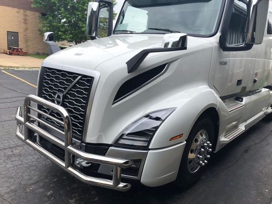 Guardia superficial de pulido Stainless Steel Big Rig Deer Bumper Guard For  de los ciervos del camión